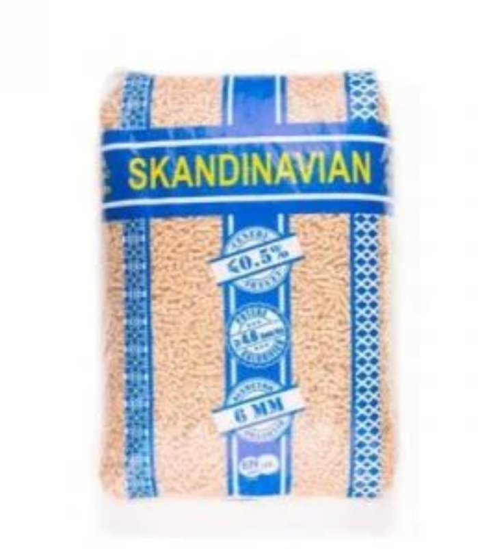 Pellet skandinavian blu di abete